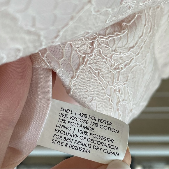 Club Monaco Blush Lace Darcia Dress - Picture 5 of 6